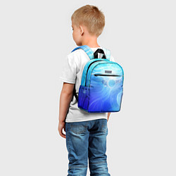 Детский рюкзак Голубой пульсар, цвет: 3D-принт — фото 2