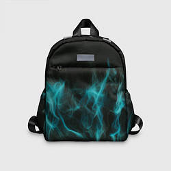 Детский рюкзак Абстрактный голубой дым, цвет: 3D-принт