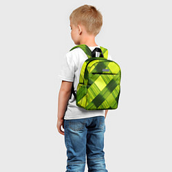 Детский рюкзак Узор из натуральной травы, цвет: 3D-принт — фото 2
