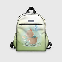 Детский рюкзак Медведь не велике, цвет: 3D-принт