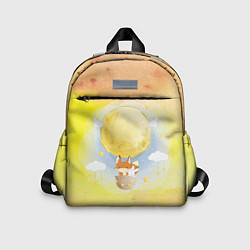 Детский рюкзак Лисенок на воздушном шаре, цвет: 3D-принт