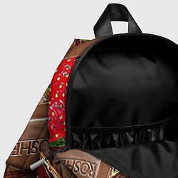 Детский рюкзак Клубника и шоколад Рошен, цвет: 3D-принт — фото 2