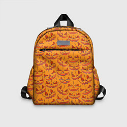 Детский рюкзак Halloween Pumpkin Pattern, цвет: 3D-принт