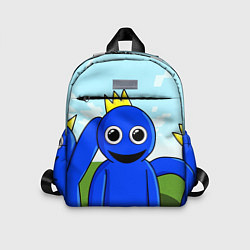 Детский рюкзак Blue: Rainbow Friends, цвет: 3D-принт