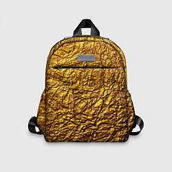 Детский рюкзак Золотая фольга, цвет: 3D-принт