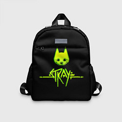 Детский рюкзак Stray green neon, цвет: 3D-принт