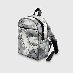 Детский рюкзак Белый мрамом, цвет: 3D-принт — фото 2