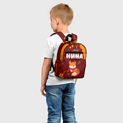 Детский рюкзак Нина осенняя лисичка, цвет: 3D-принт — фото 2