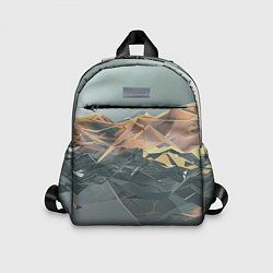 Детский рюкзак Абстрактное жидкое стекло, цвет: 3D-принт