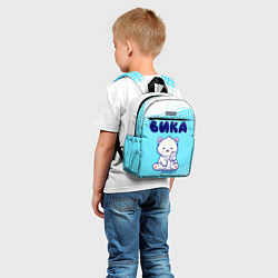 Детский рюкзак Вика белый мишка, цвет: 3D-принт — фото 2