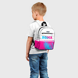 Детский рюкзак Roma neon gradient style: символ сверху, цвет: 3D-принт — фото 2