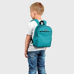 Детский рюкзак Вязание ромбиком, цвет: 3D-принт — фото 2