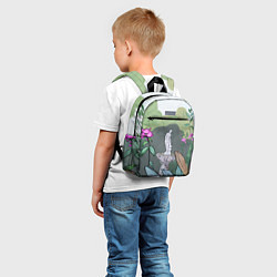 Детский рюкзак Статуя в саду, цвет: 3D-принт — фото 2