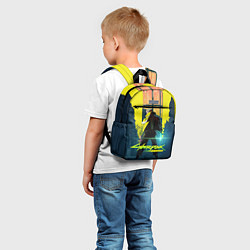 Детский рюкзак Cyberpunk Edgerunners, цвет: 3D-принт — фото 2