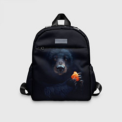Детский рюкзак Медведь с морковкой, цвет: 3D-принт