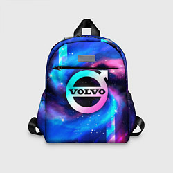 Детский рюкзак Volvo неоновый космос, цвет: 3D-принт