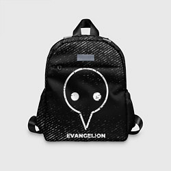 Детский рюкзак Evangelion с потертостями на темном фоне