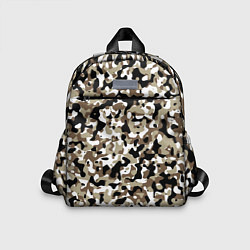 Детский рюкзак Камуфляж зимний лес - мелкий, цвет: 3D-принт