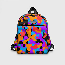 Детский рюкзак Абстракция - благородные цвета, цвет: 3D-принт