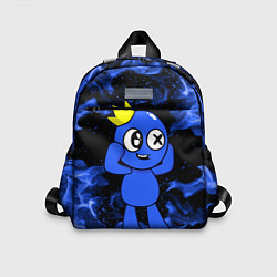 Детский рюкзак Роблокс: Синий огонь, цвет: 3D-принт