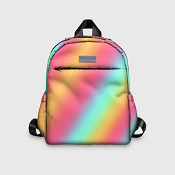 Детский рюкзак Градиент цветной, цвет: 3D-принт