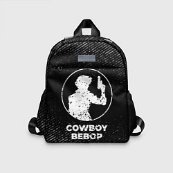 Детский рюкзак Cowboy Bebop с потертостями на темном фоне