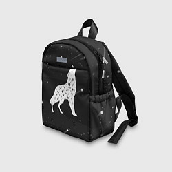 Детский рюкзак Созвездие волка - волк из звезд, цвет: 3D-принт — фото 2