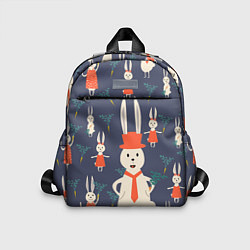 Детский рюкзак Семья крольчат, цвет: 3D-принт