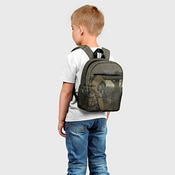 Детский рюкзак STALKER тень чернобыля нарисованный постер, цвет: 3D-принт — фото 2