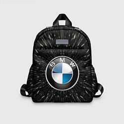 Детский рюкзак БМВ эмблема, автомобильная тема, цвет: 3D-принт