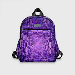 Детский рюкзак Фантастические фиолетовые лучи, цвет: 3D-принт