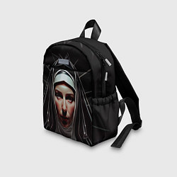 Детский рюкзак Нейросеть: монахиня, цвет: 3D-принт — фото 2