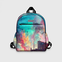 Детский рюкзак Разъяренный город, цвет: 3D-принт