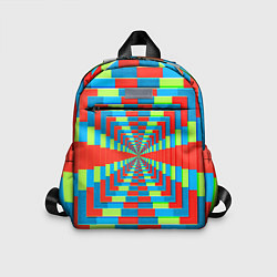 Детский рюкзак Разноцветный туннель - оптическая иллюзия