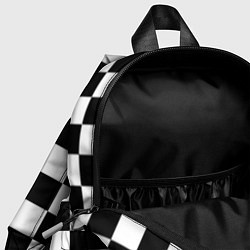 Детский рюкзак Шахматные клетки - текстура, цвет: 3D-принт — фото 2