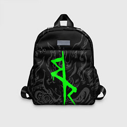Детский рюкзак Логотип Cyberpunk: Edgerunners - Дэвид, цвет: 3D-принт