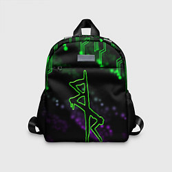 Детский рюкзак Логотип киберпанков из Cyberpunk: edgerunners, цвет: 3D-принт