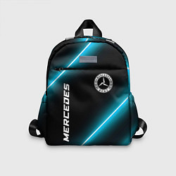 Детский рюкзак Mercedes неоновые лампы, цвет: 3D-принт