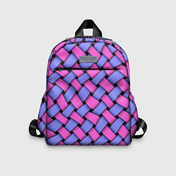 Детский рюкзак Фиолетово-сиреневая плетёнка - оптическая иллюзия