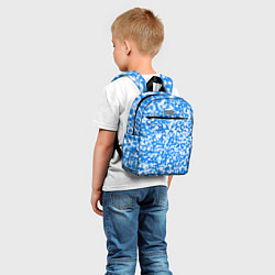 Детский рюкзак Абстрактные облака - текстура, цвет: 3D-принт — фото 2