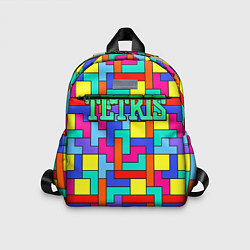 Детский рюкзак Тетрис - паттерн, цвет: 3D-принт