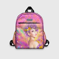 Детский рюкзак Розовая фея бабочка, цвет: 3D-принт