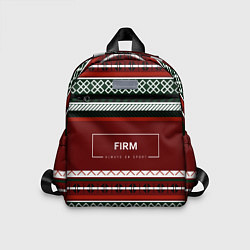 Детский рюкзак FIRM как красный свитер из 90х, цвет: 3D-принт