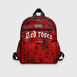 Детский рюкзак Красный розы, цвет: 3D-принт