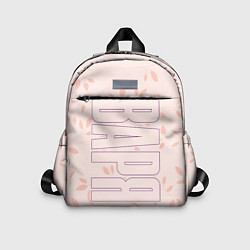 Детский рюкзак Варя по-вертикали с розовым фоном, цвет: 3D-принт