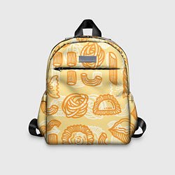 Детский рюкзак Макарошки, цвет: 3D-принт