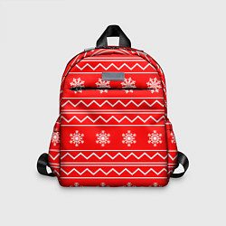 Детский рюкзак Winter snowflakes, цвет: 3D-принт