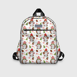Детский рюкзак Рождественские гномы с подарками, цвет: 3D-принт