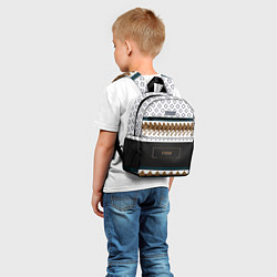 Детский рюкзак Как белый свитер из 90х FIRM, цвет: 3D-принт — фото 2
