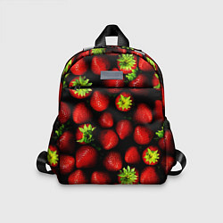 Детский рюкзак Клубничка - ягоды, цвет: 3D-принт